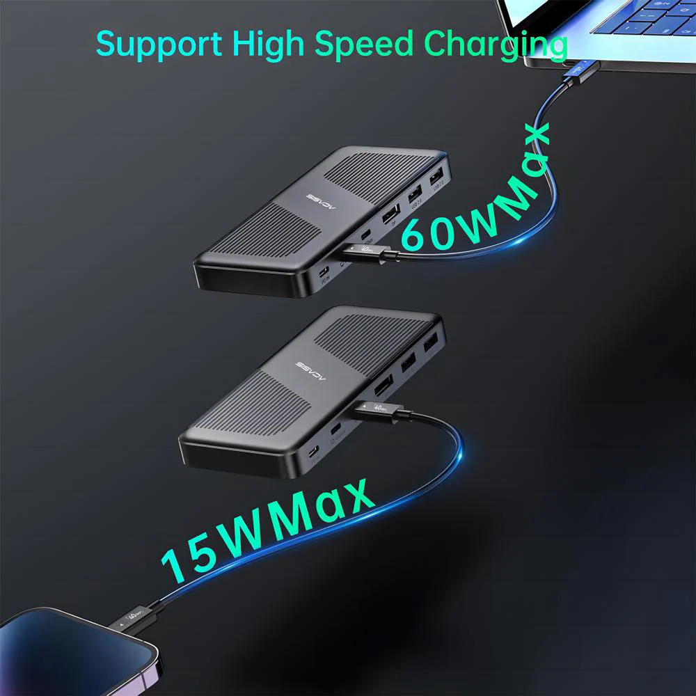 Acasis 11-in-1 USB 4 Docking Station for Mac & Windows - Image 5