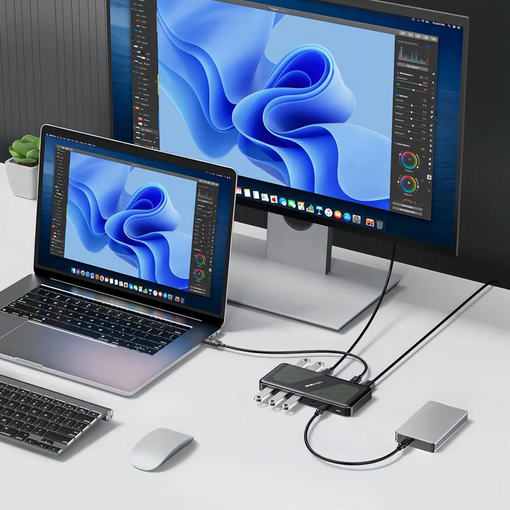 Acasis 11-in-1 USB 4 Docking Station for Mac & Windows - Image 8