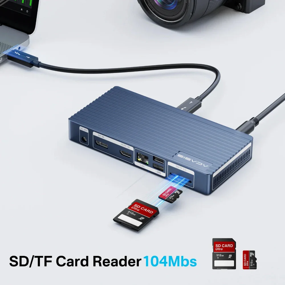 [Intel Certified] Acasis 11 Ports Thunderbolt 4 Docking Station - Image 8