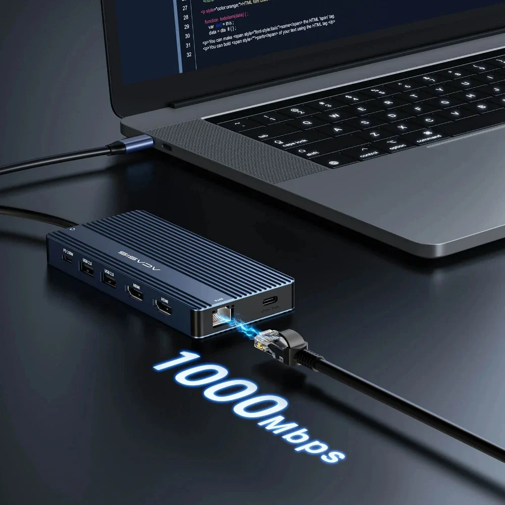 Acasis 14 Ports 4K 60Hz USB C Docking Station with PD 100W Charging - Image 10
