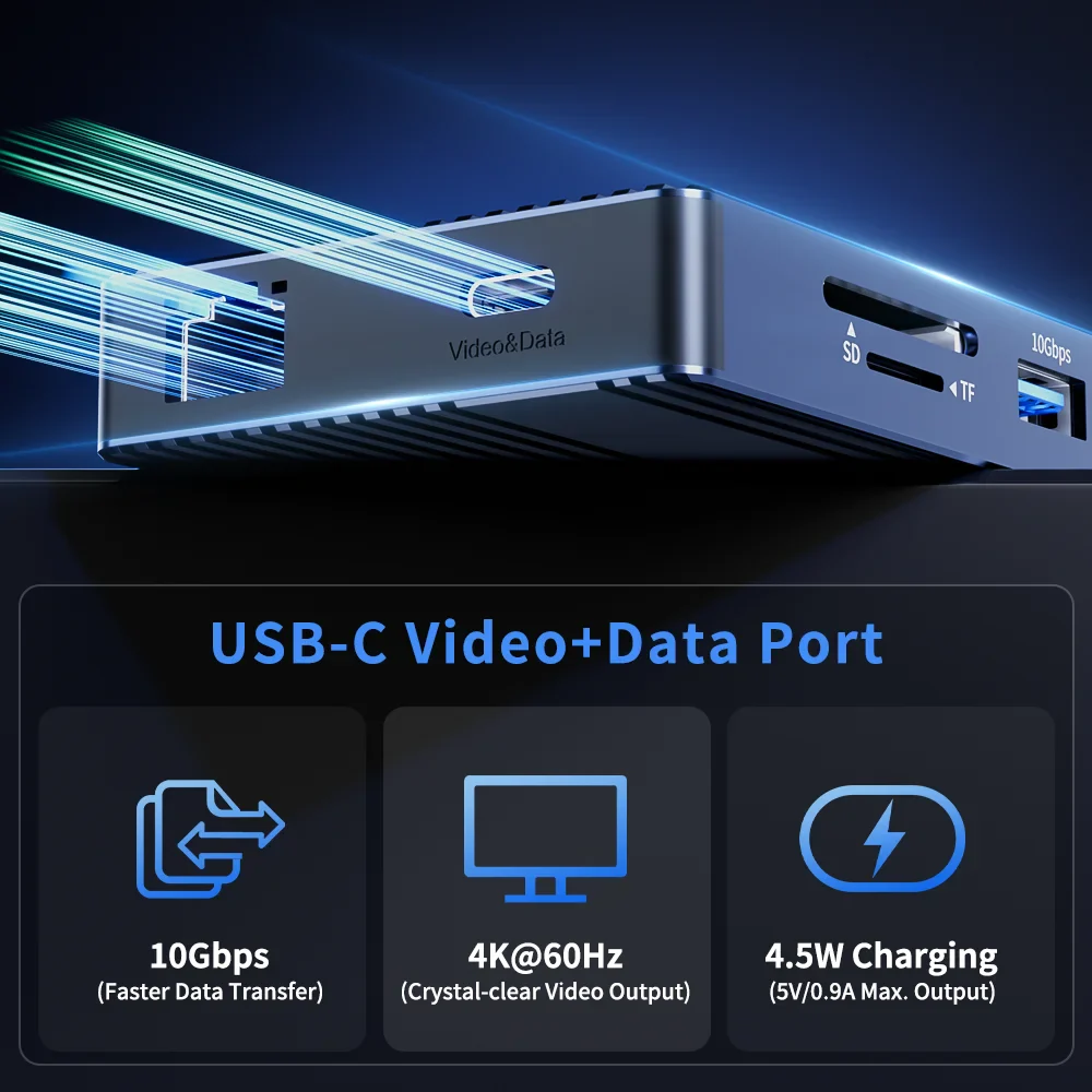 Acasis 14 Ports 4K 60Hz USB C Docking Station with PD 100W Charging - Image 8