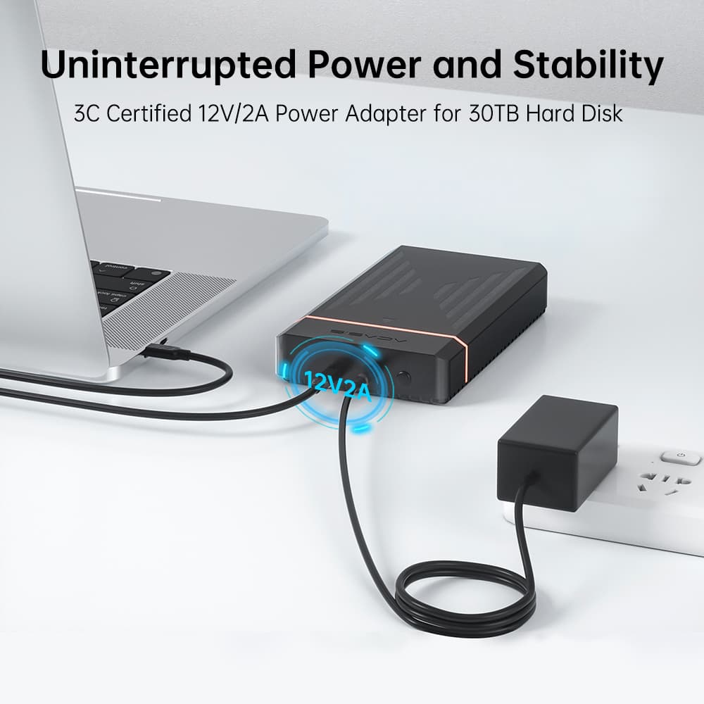 Acasis 2.5/3.5 Inch Plastic USB 3.0 to SATA Hard Drive Enclosure - Image 5