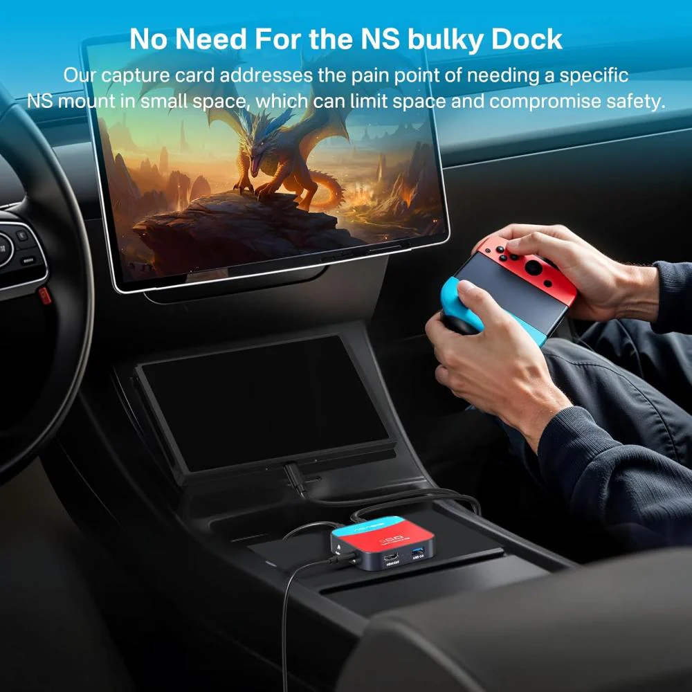 Acasis 2-in-1 1080P60 Capture Card and Dock for Nintendo Switch - Image 4