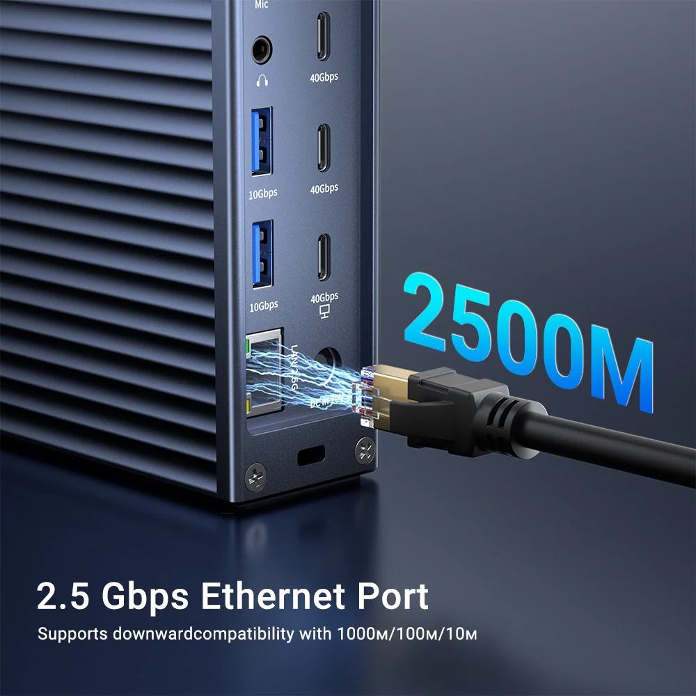 [Intel Certified] Acasis 21 Ports 40Gbps Thunderbolt 4 Docking Station - Image 6