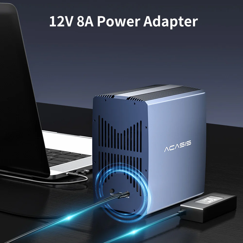 Acasis 4 Bay 2.5/3.5 Inch SAS/SATA to USB 3.0 Hard Drive Enclosure - Image 3