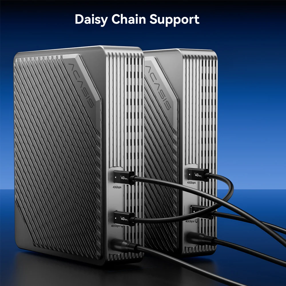 Acasis 4 Bay 40Gbps M.2 NVMe RAID SSD Enclosure Compatible with Thunderbolt 4/3 - Image 7