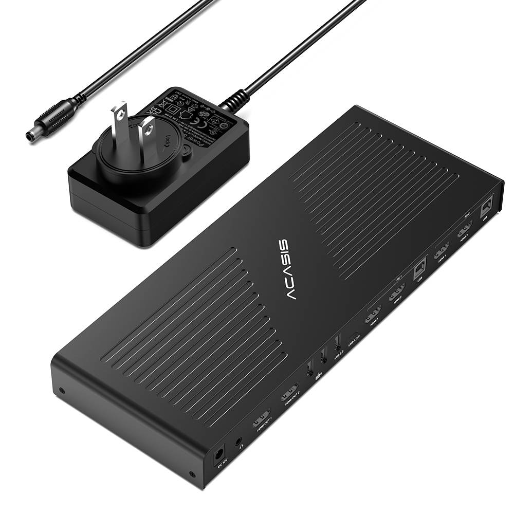 Acasis 4K 60Hz HDMI 2 Monitors 2 Computers Type-C KVM Switch - Image 12