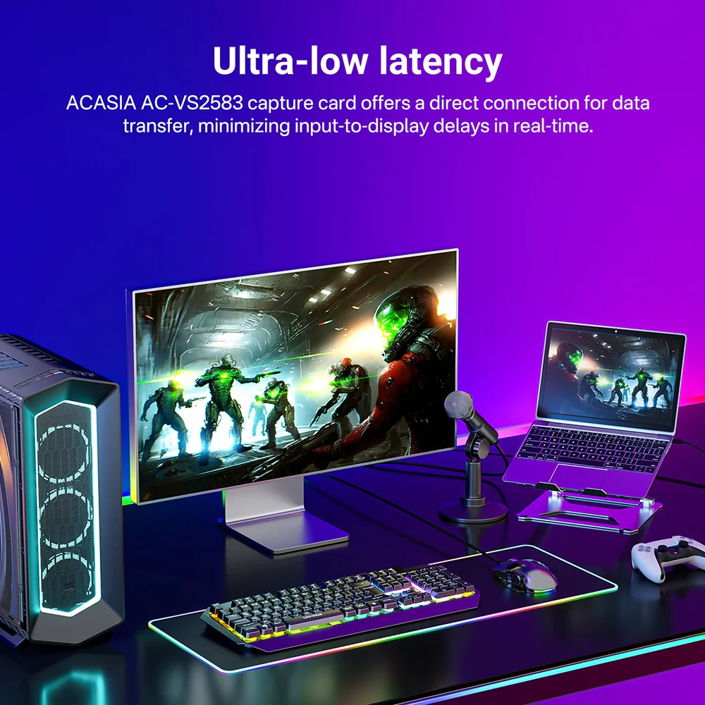 Acasis 4K60Hz HDMI Input Video Capture Card 2K144Hz Game Capture - Image 3