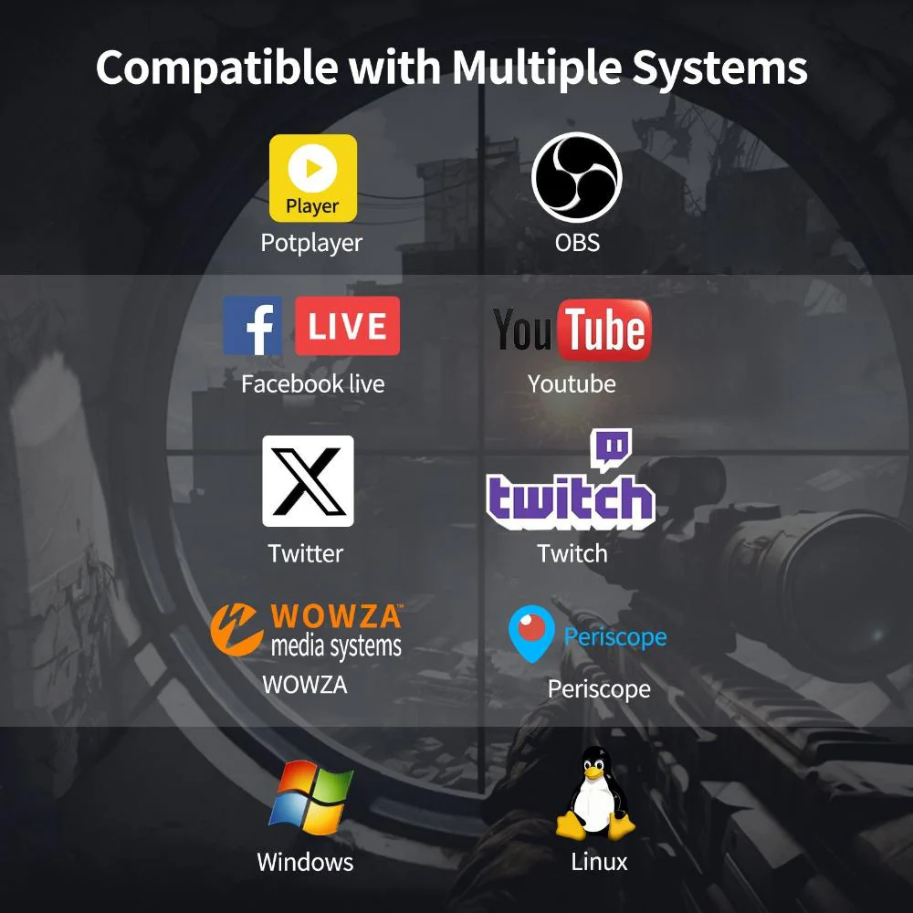 Acasis 4K60Hz HDMI Input Video Capture Card 2K144Hz Game Capture - Image 9