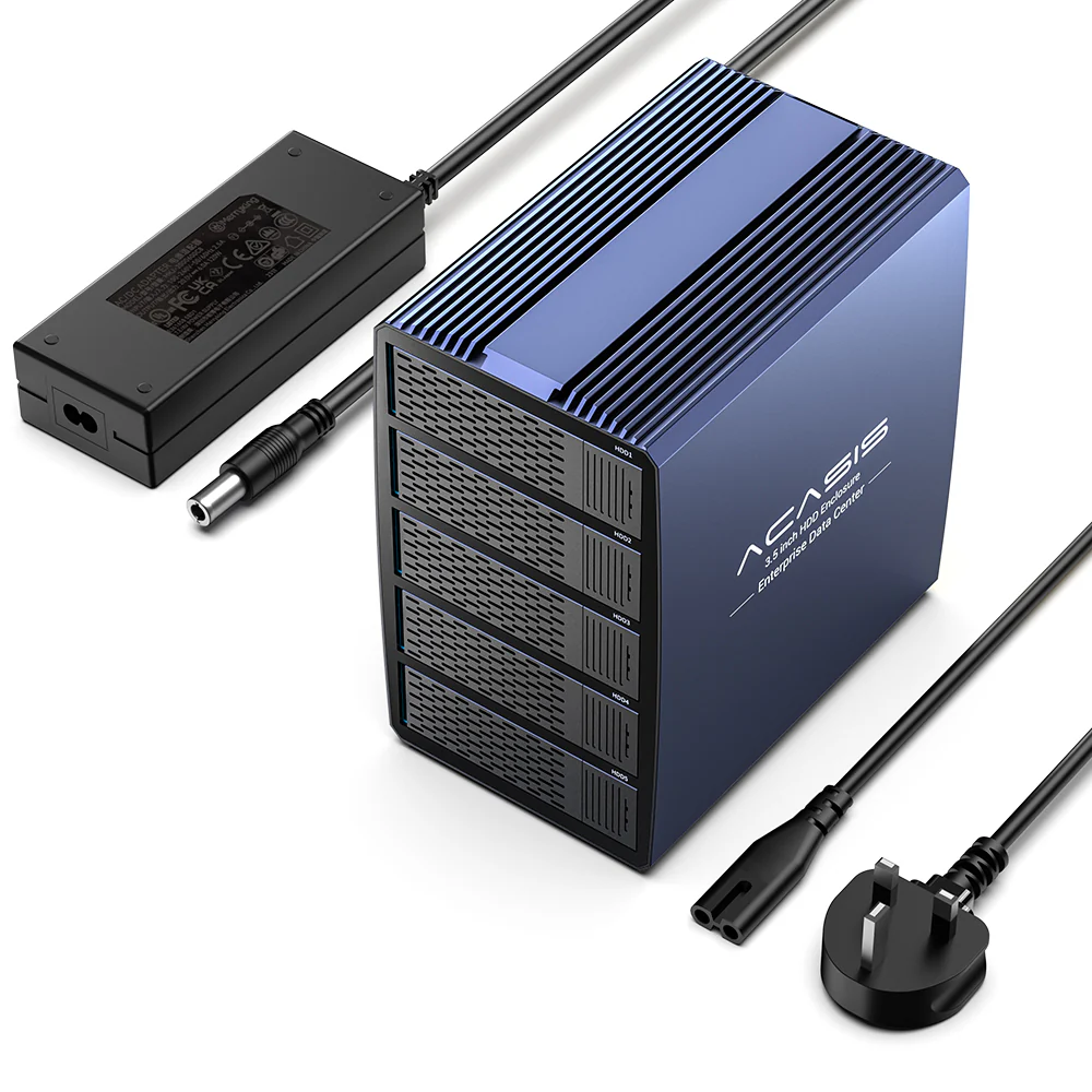 Acasis 5 Bay External Array 2.5/3.5 Inch USB to SATA HDD RAID Case - Image 13