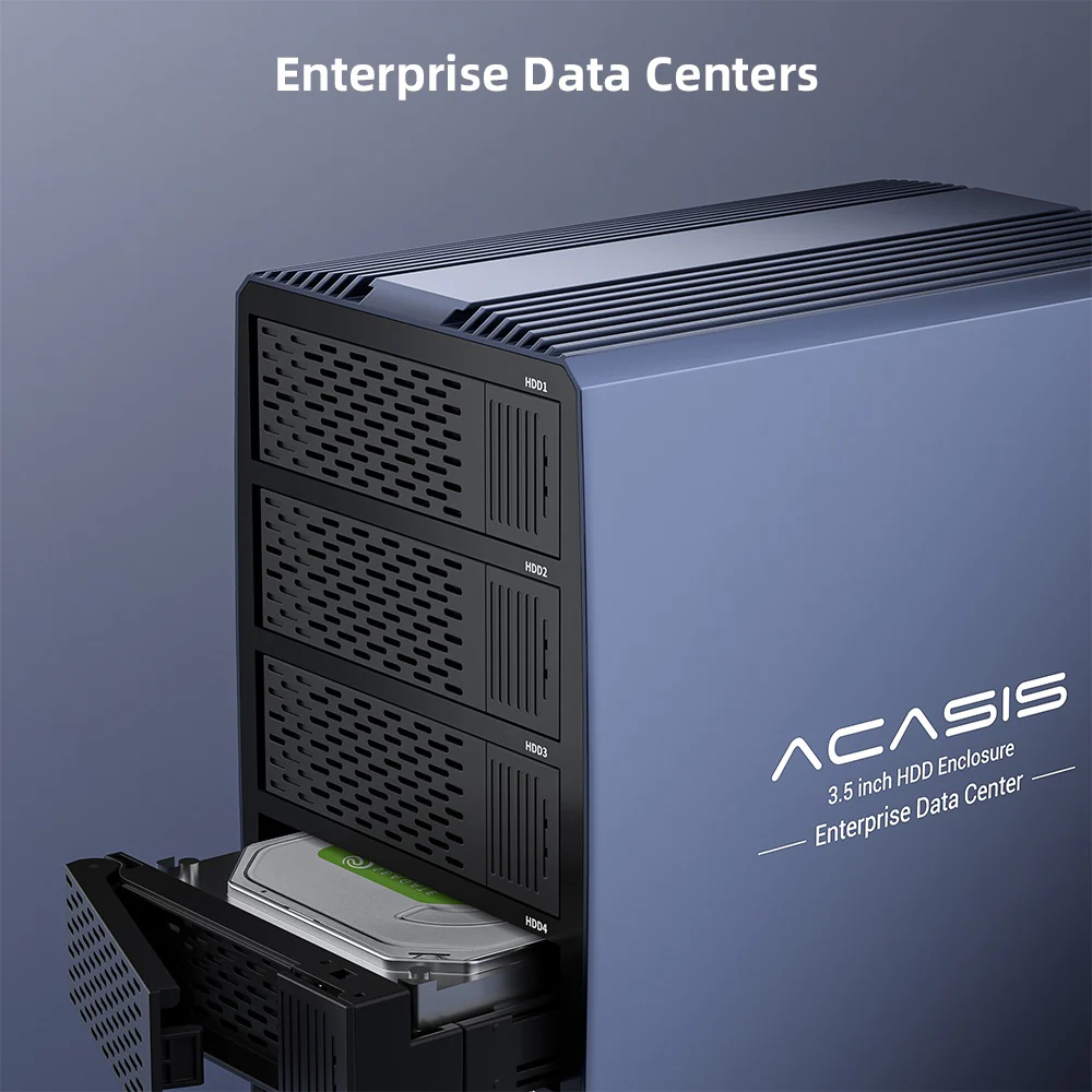 Acasis 5 Bay External Array 2.5/3.5 Inch USB to SATA HDD RAID Case - Image 6