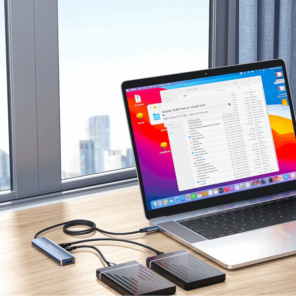 Acasis 5-in-1 USB C Hub 5Gbps Multifunction Docking Station Converter - Image 6