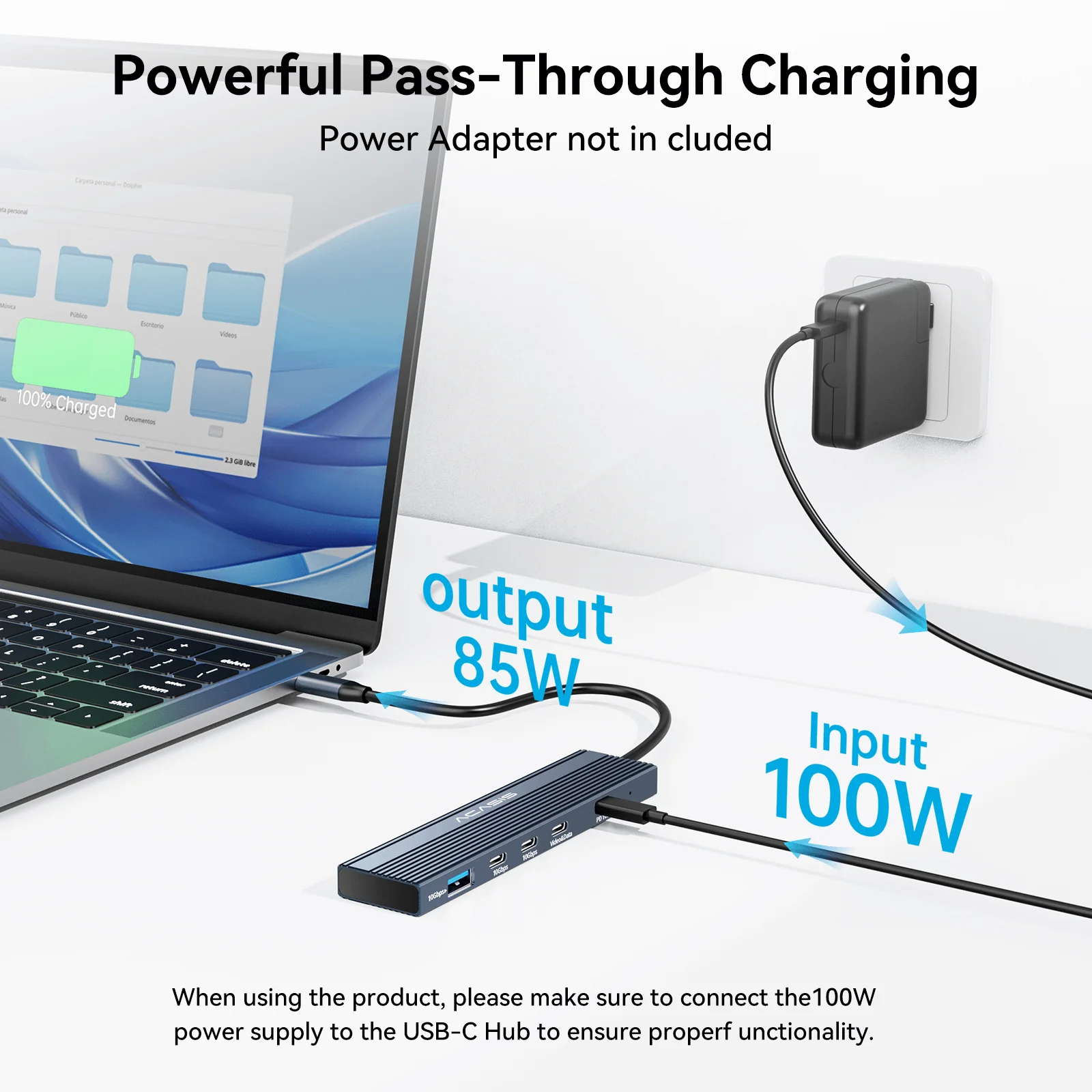 Acasis 5-in-1 USB C Docking Station with 4K@60Hz Video Output - Image 6
