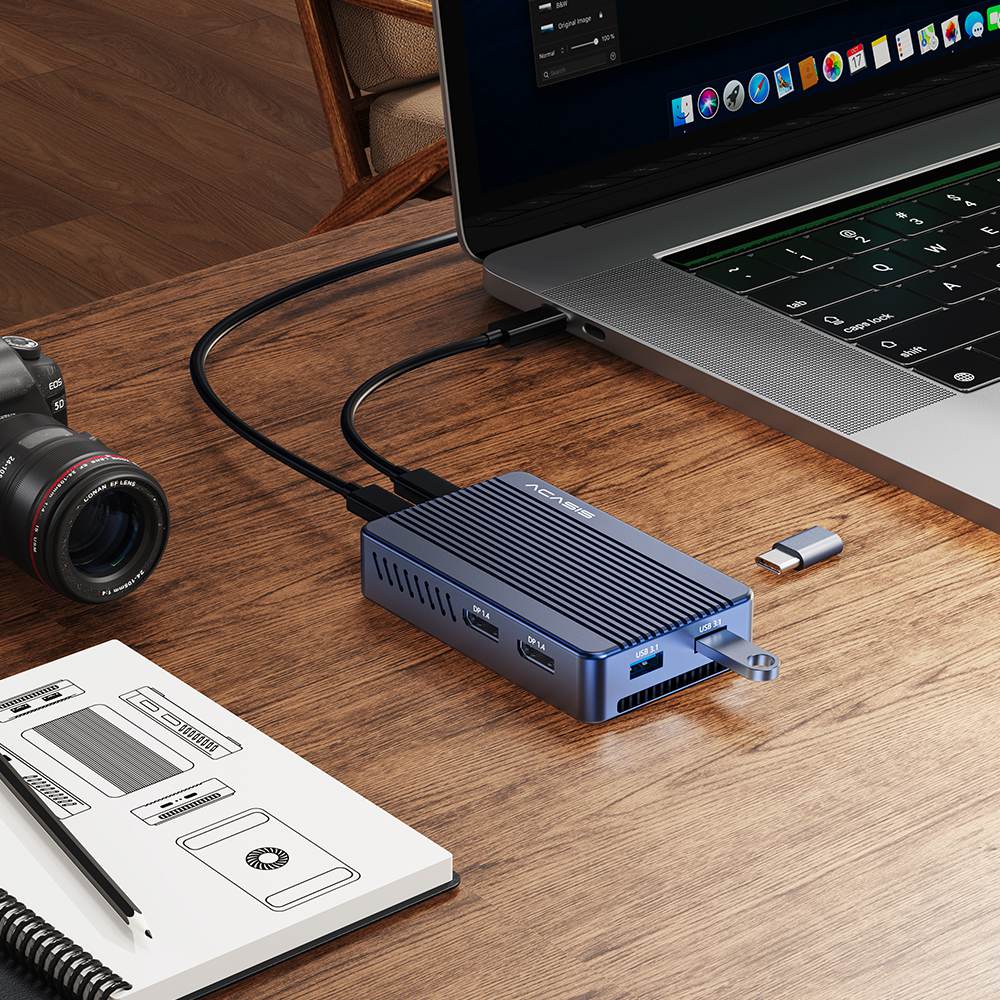 Acasis 6-in-1 40Gbps SSD Case & Dock Compatible with Thunderbolt 4/3 - Image 13