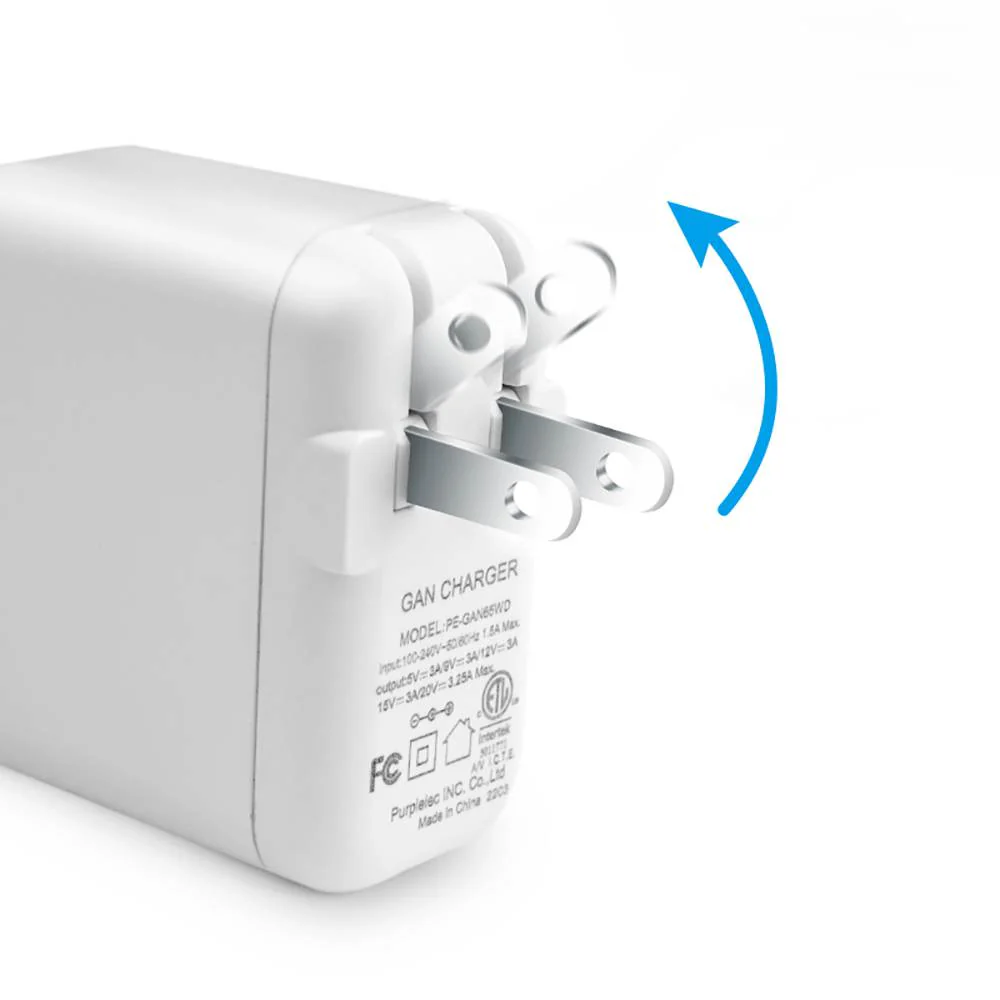 Acasis 65W GAN PD USB C Power Adapter for Laptop Tablet Smart Phone - Image 5