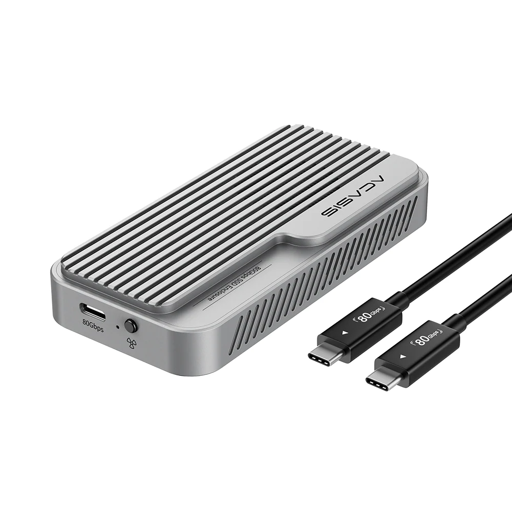 Acasis 80Gbps M.2 NVMe SSD Enclosure Compatible with Thunderbolt 5 - Image 12