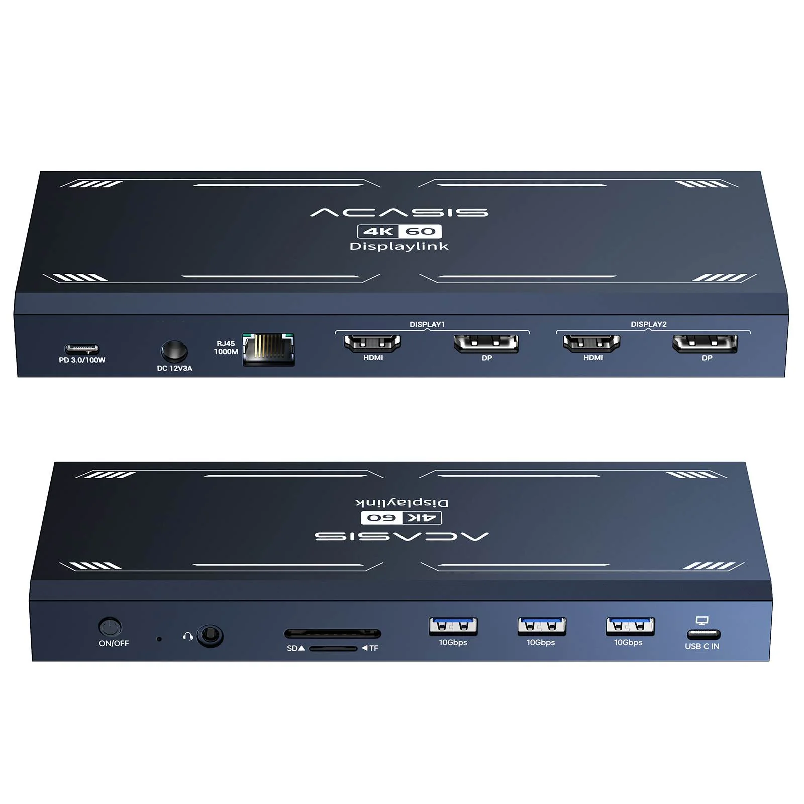 Acasis 13-in-1 Dual 4K HDMI DisplayLink Laptop USB-C Hub for Mac - Image 10