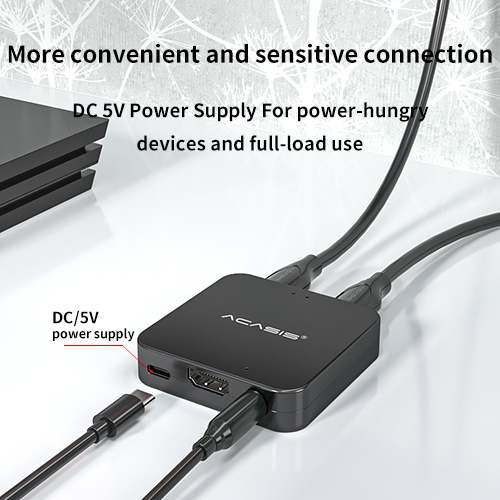 ACASIS Dual 4K HDMI Output 3.5mm Audio HDMI Audio Extractor - Image 7
