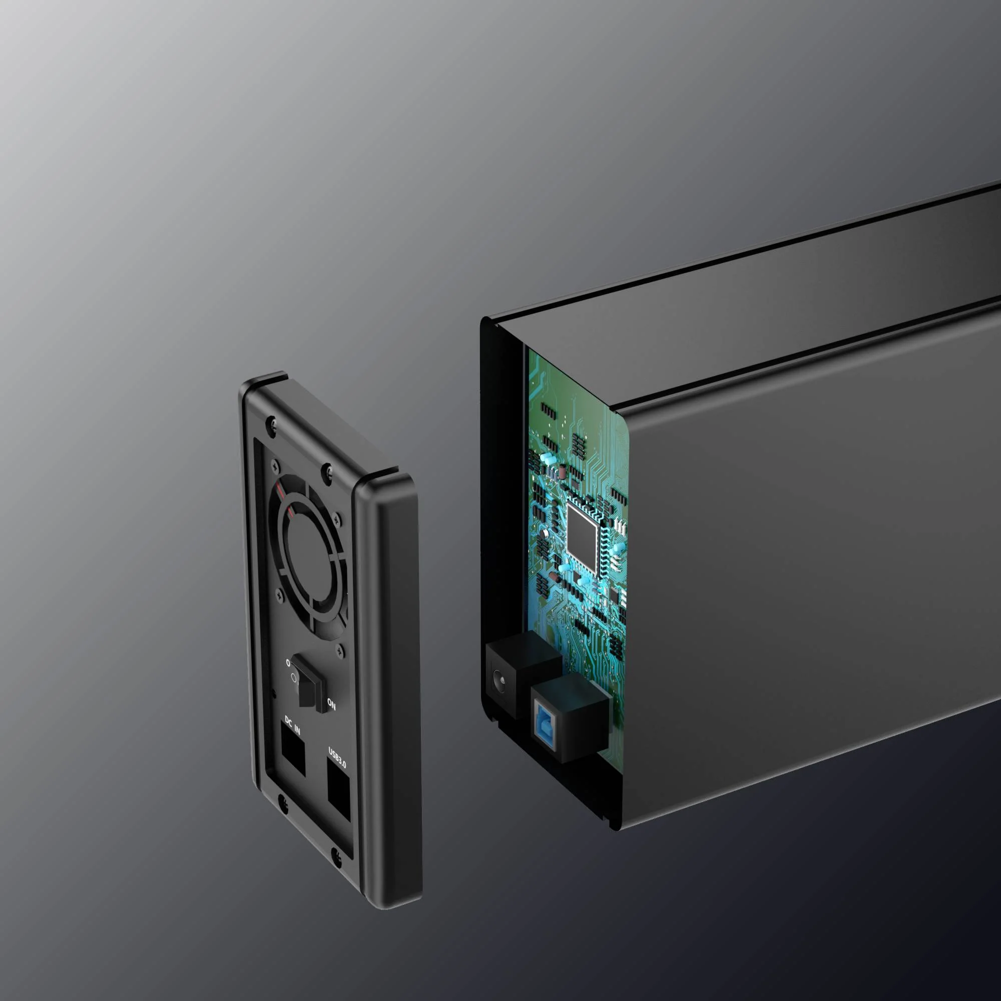 Acasis USB 3.0 2 Bays 3.5 Inch SATA Array Cabinet with RAID Function - Image 4