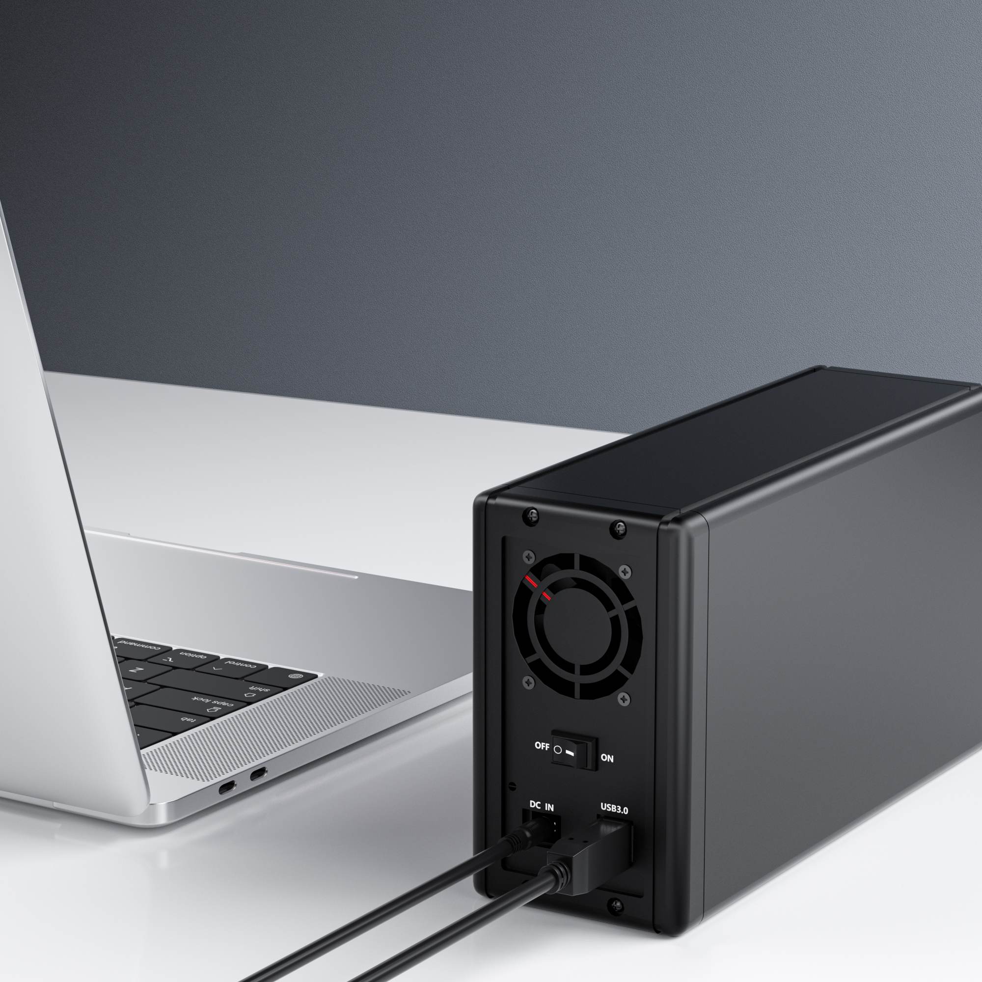 Acasis USB 3.0 2 Bays 3.5 Inch SATA Array Cabinet with RAID Function - Image 7