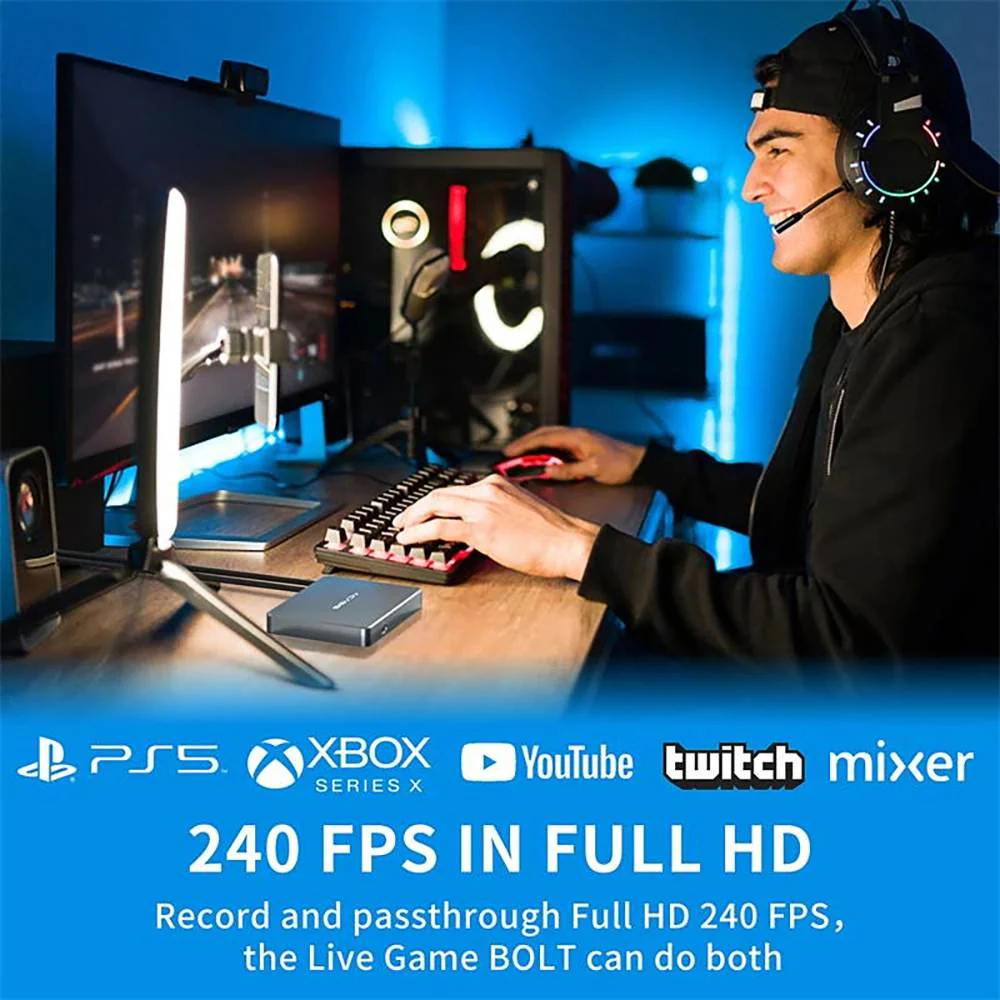 Acasis 40Gbps 4K 60Hz HDMI External Video Capture Card - Image 5