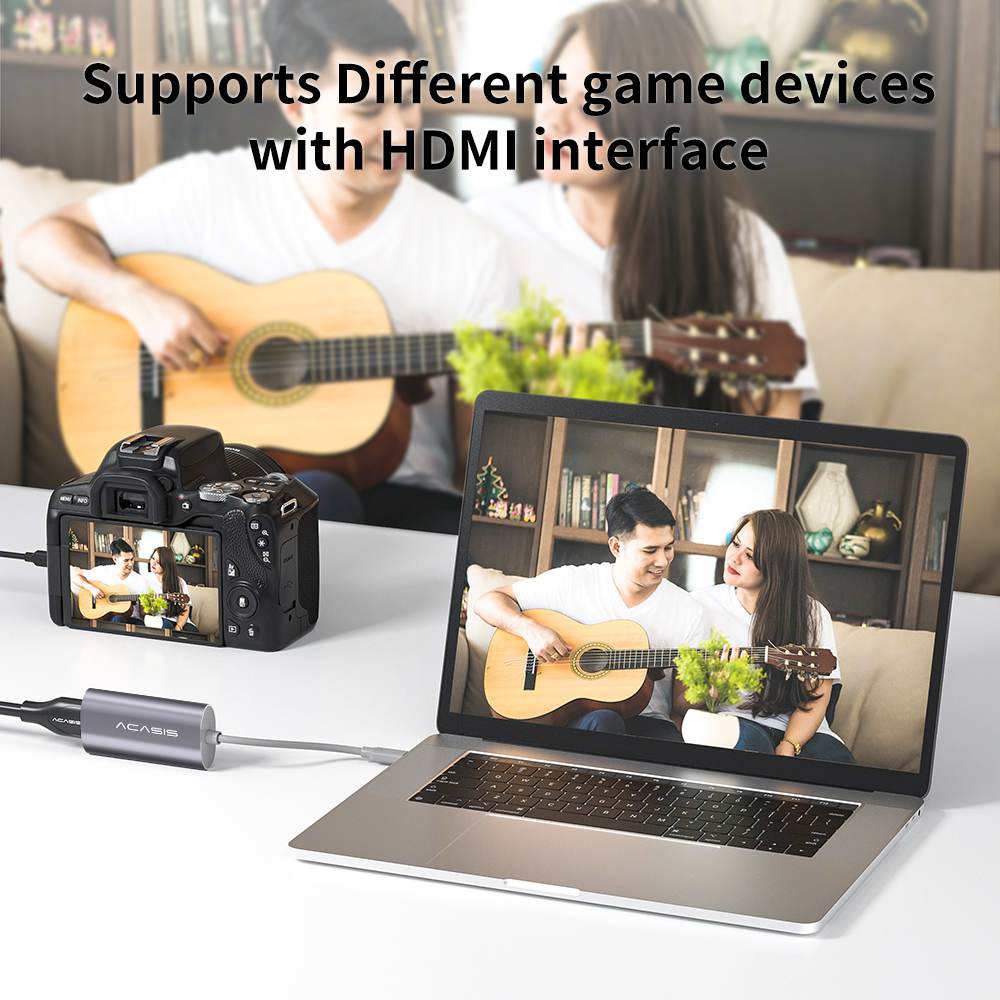 Acasis 4K HDMI Input USB 2.0 1080P FHD Video Game Capture Card - Image 4
