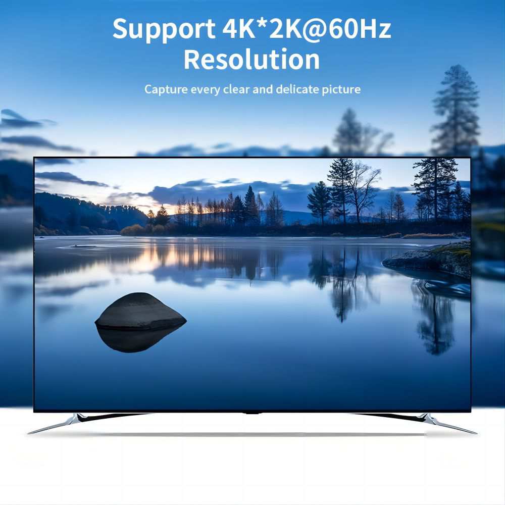 Acasis 2-in-1 4K 60Hz HDMI USB 3.0 KVM Switch 2 PC Share 1 Monitor - Image 3