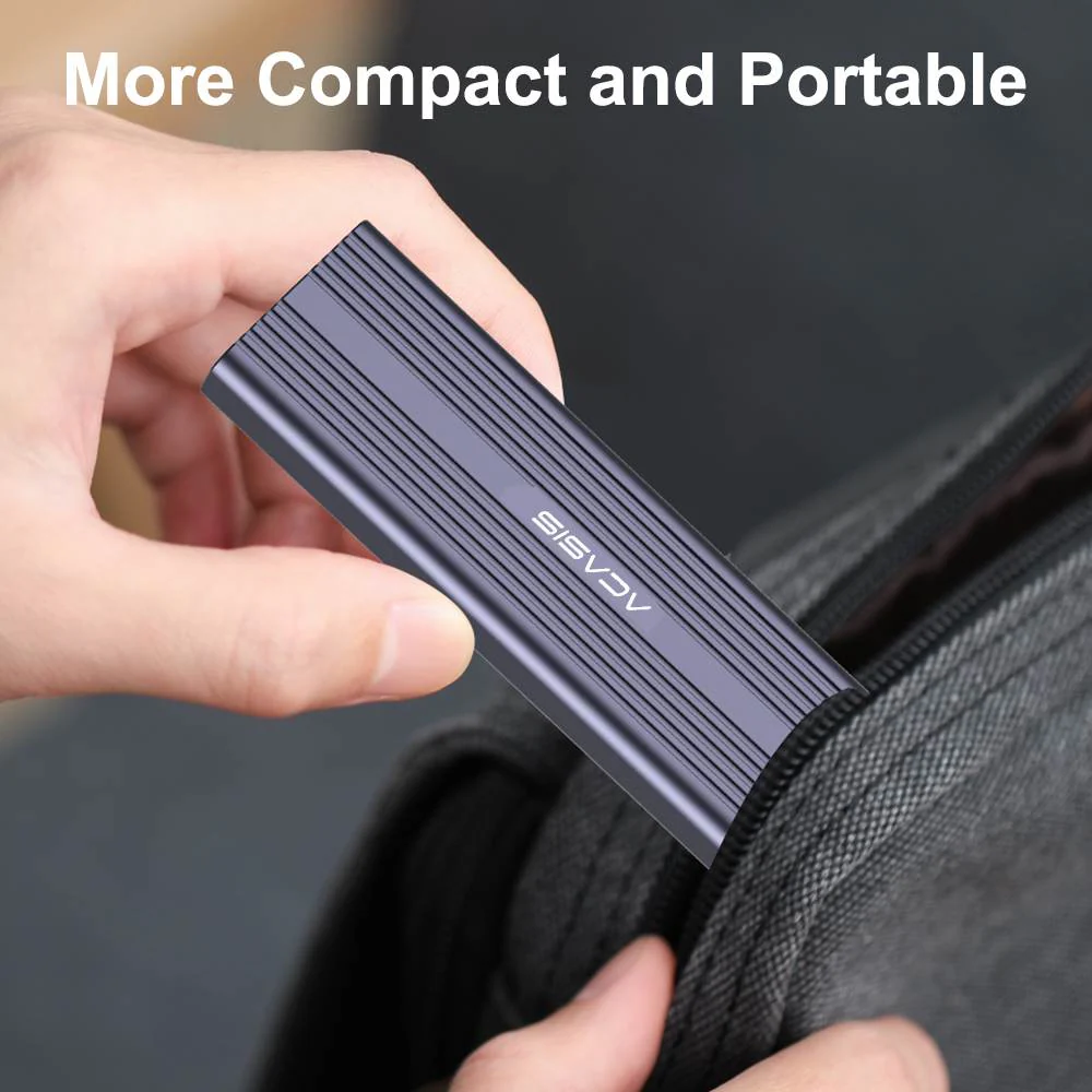 Acasis NVMe/SATA M.2 to USB 3.2 Gen 2 10Gbps SSD Enclosure - Image 6