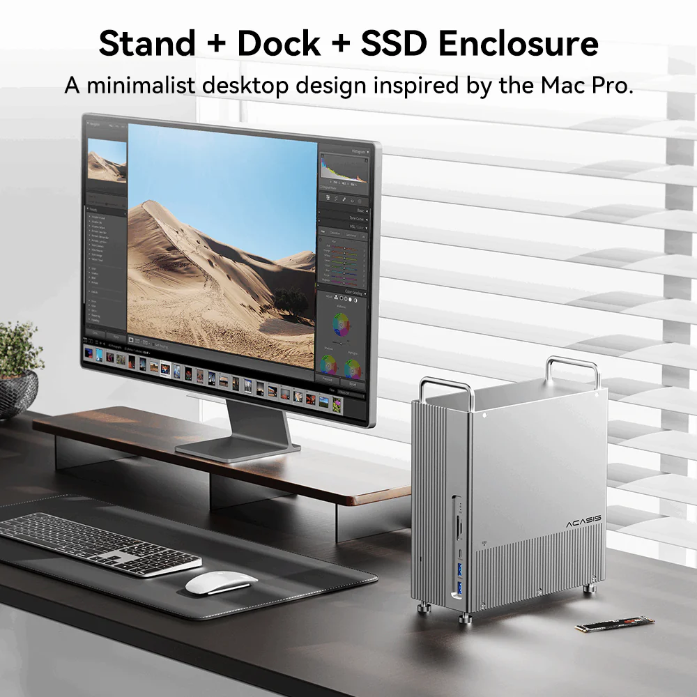 Acasis Mac mini M2 Dock & Stand with 8TB M.2 NVMe SSD Enclosure - Image 9