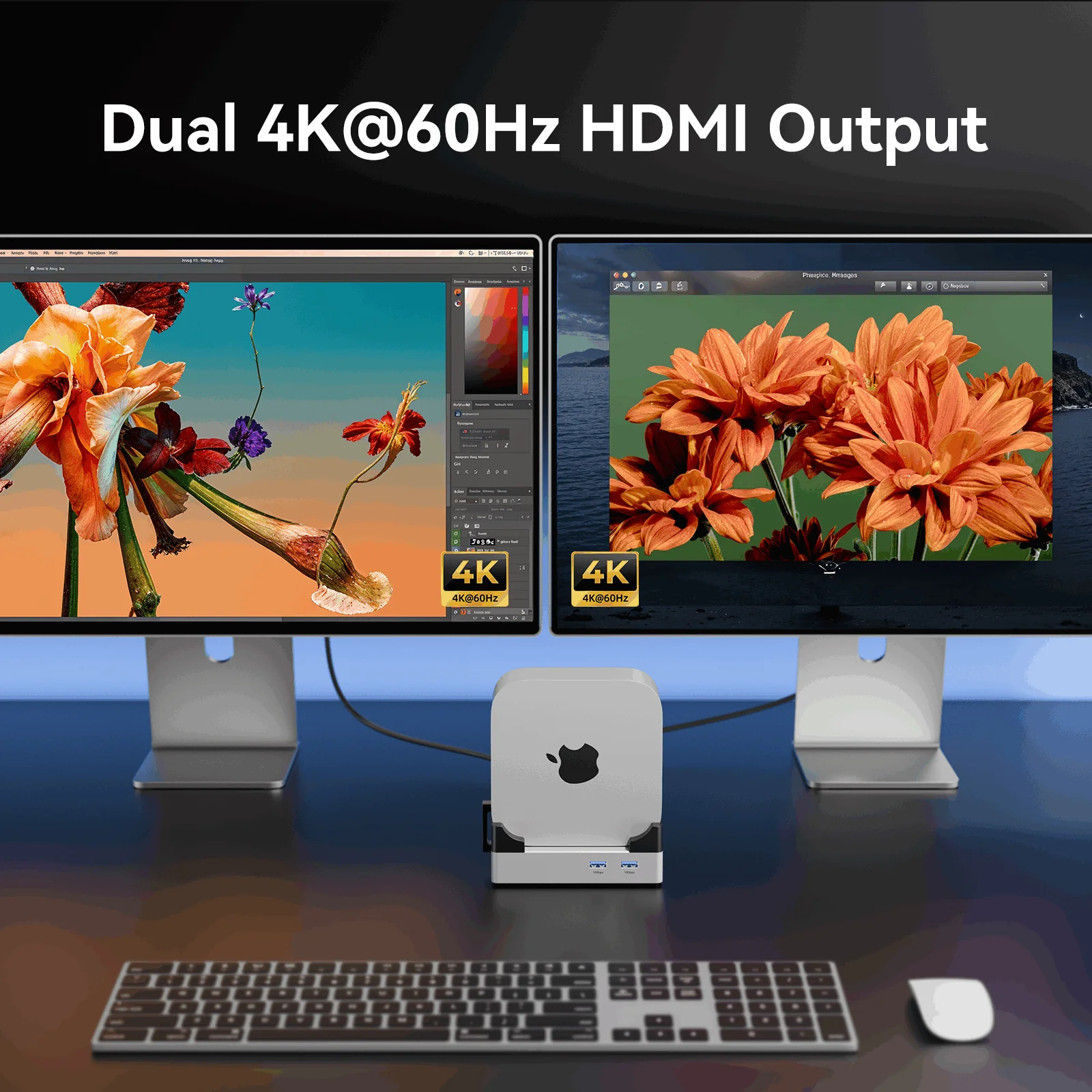 Acasis Mac mini M4 Dock & Stand with 8TB M.2 NVMe SSD Enclosure - Image 6