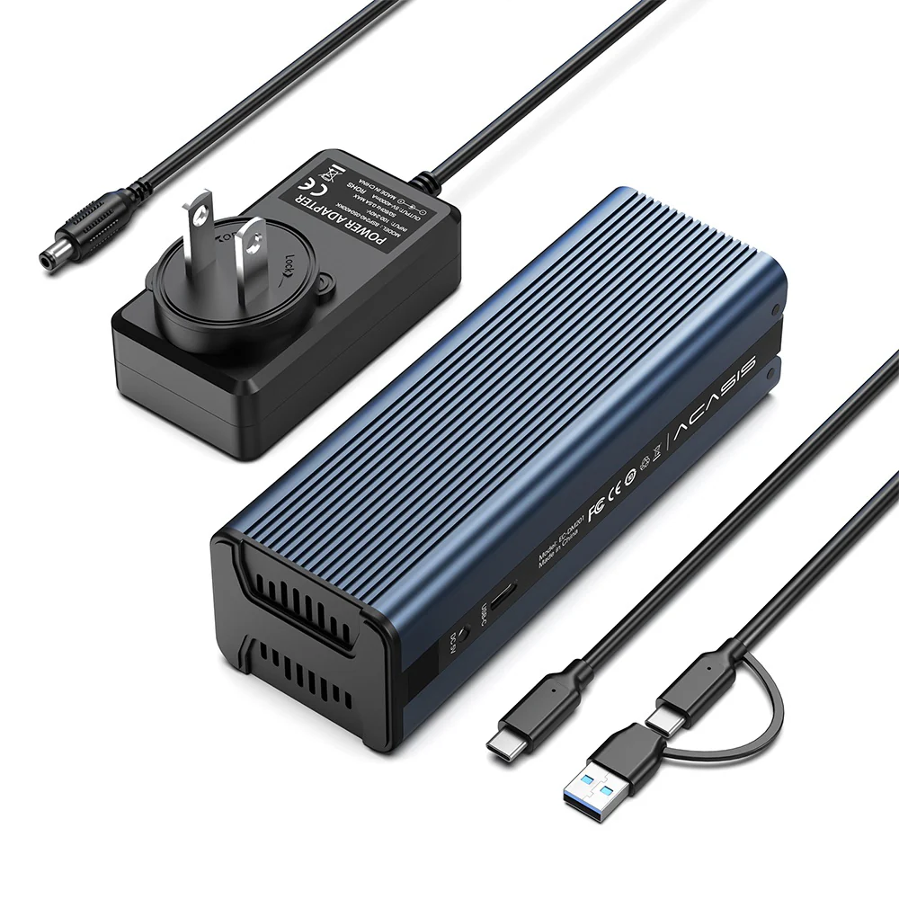 Acasis 20Gbps M.2 NVMe SATA Duplicator 2 Bay Docking Station for SSD Clone - Image 15