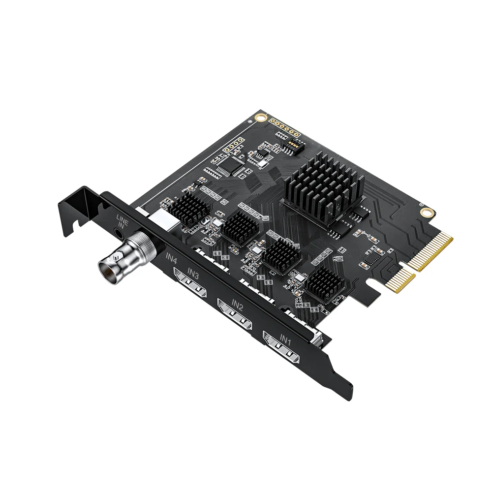 Acasis 3 HDMI 1 SDI In 1080P PCIe Video Capture Card with Linein Port - Image 6