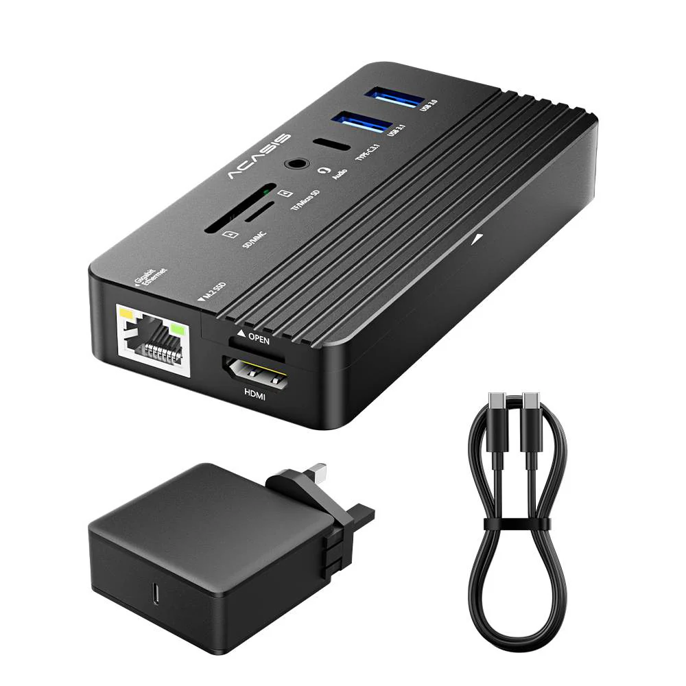 Acasis Swappable High-Speed SSD Storage & 10-In-1 Hub Docking Station - Image 18