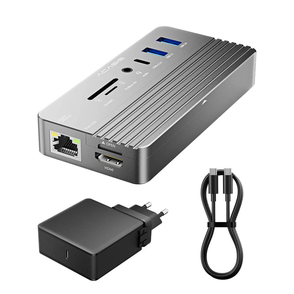 Acasis Swappable High-Speed SSD Storage & 10-In-1 Hub Docking Station - Image 20
