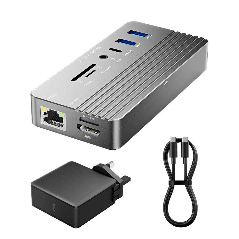 Acasis Swappable High-Speed SSD Storage & 10-In-1 Hub Docking Station - Image 21