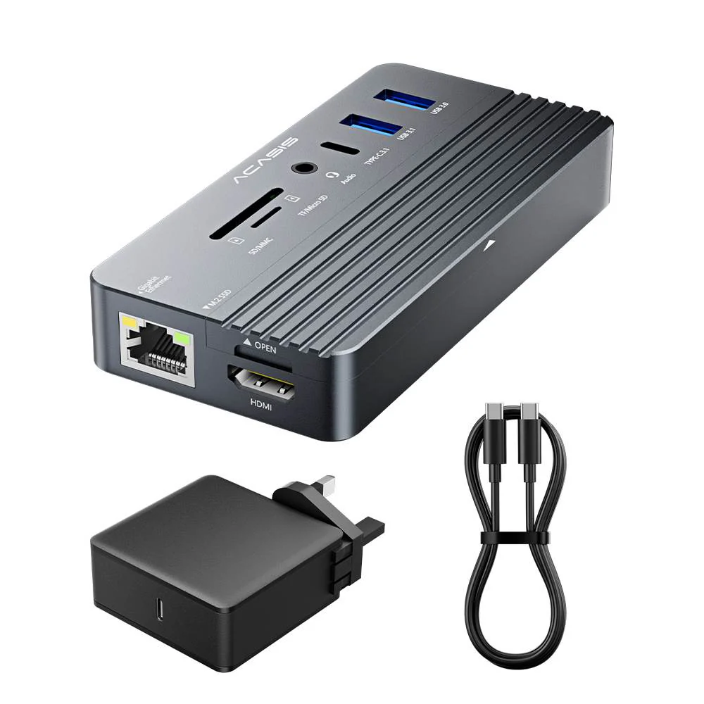 Acasis Swappable High-Speed SSD Storage & 10-In-1 Hub Docking Station - Image 24