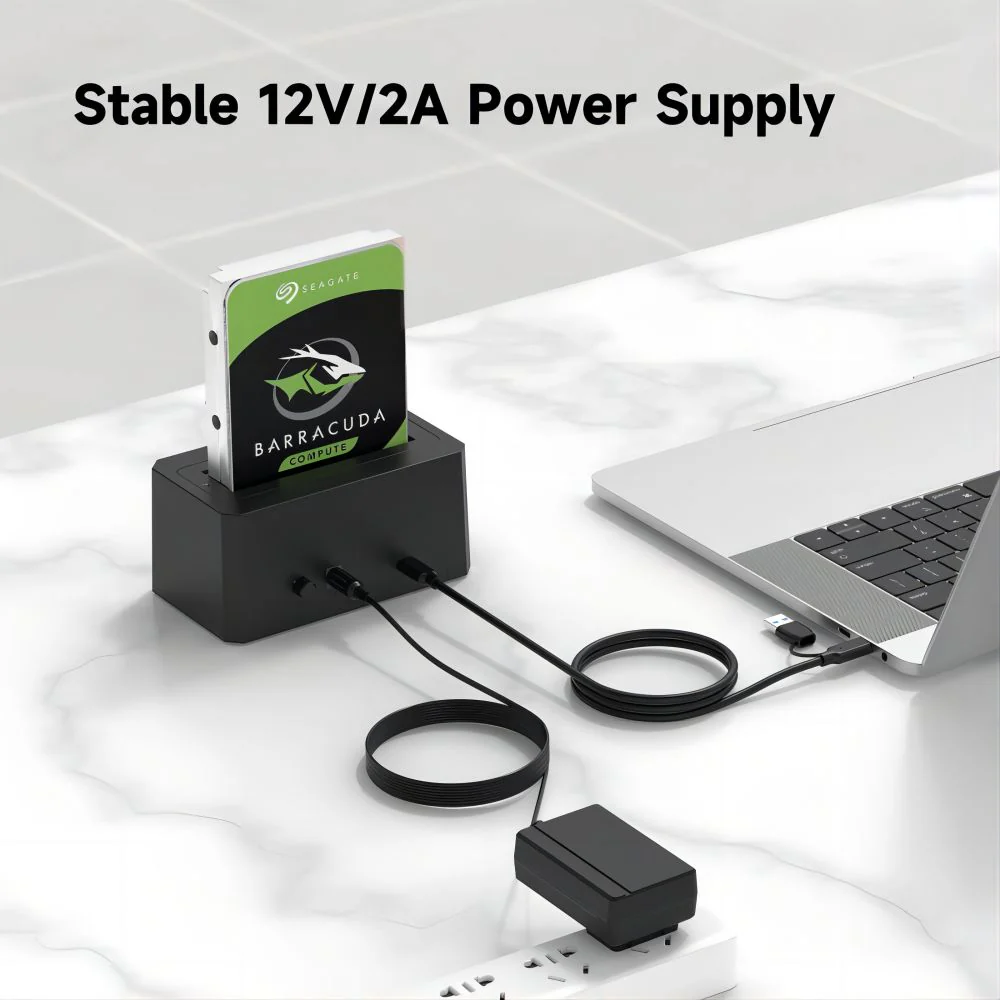 Acasis SATA/SAS to USB 3.0 Hard Drive Docking Station - Image 8