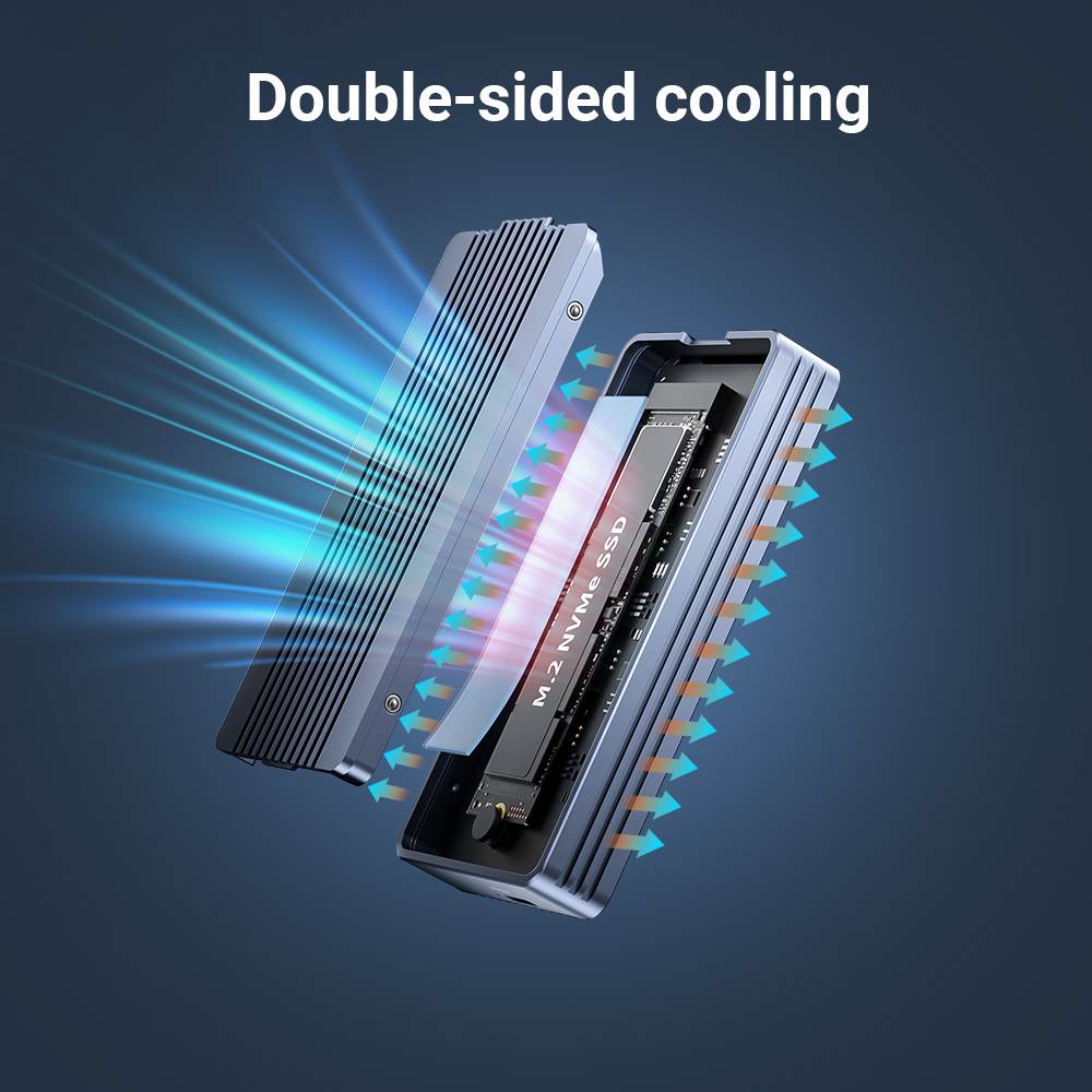Acasis 40Gbps M.2 NVMe SSD Enclosure Compatible with Thunderbolt 4/3 - Image 8