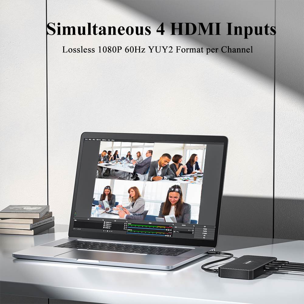 Acasis 40Gbps 4 HDMI Video Capture Card for Mac/Windows - Image 4