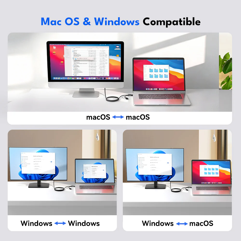 Acasis USB 3.0 Data Transfer Cable for Mac and Windows - Image 5