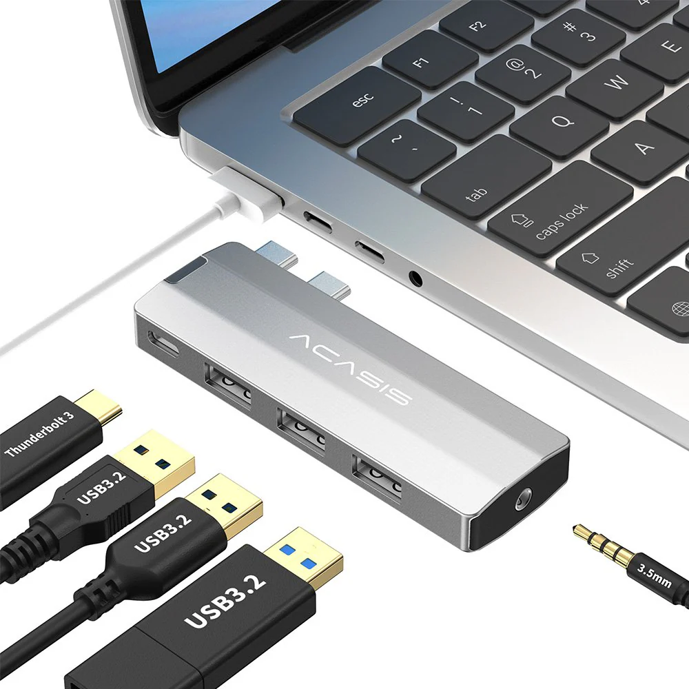 Acasis 5-in-1 Hub for 2023-2016 MacBook Pro/Air with 40Gbps Data Port - Image 10