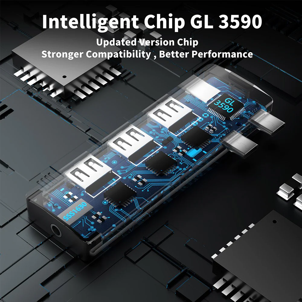 Acasis 5-in-1 Hub for 2023-2016 MacBook Pro/Air with 40Gbps Data Port - Image 6