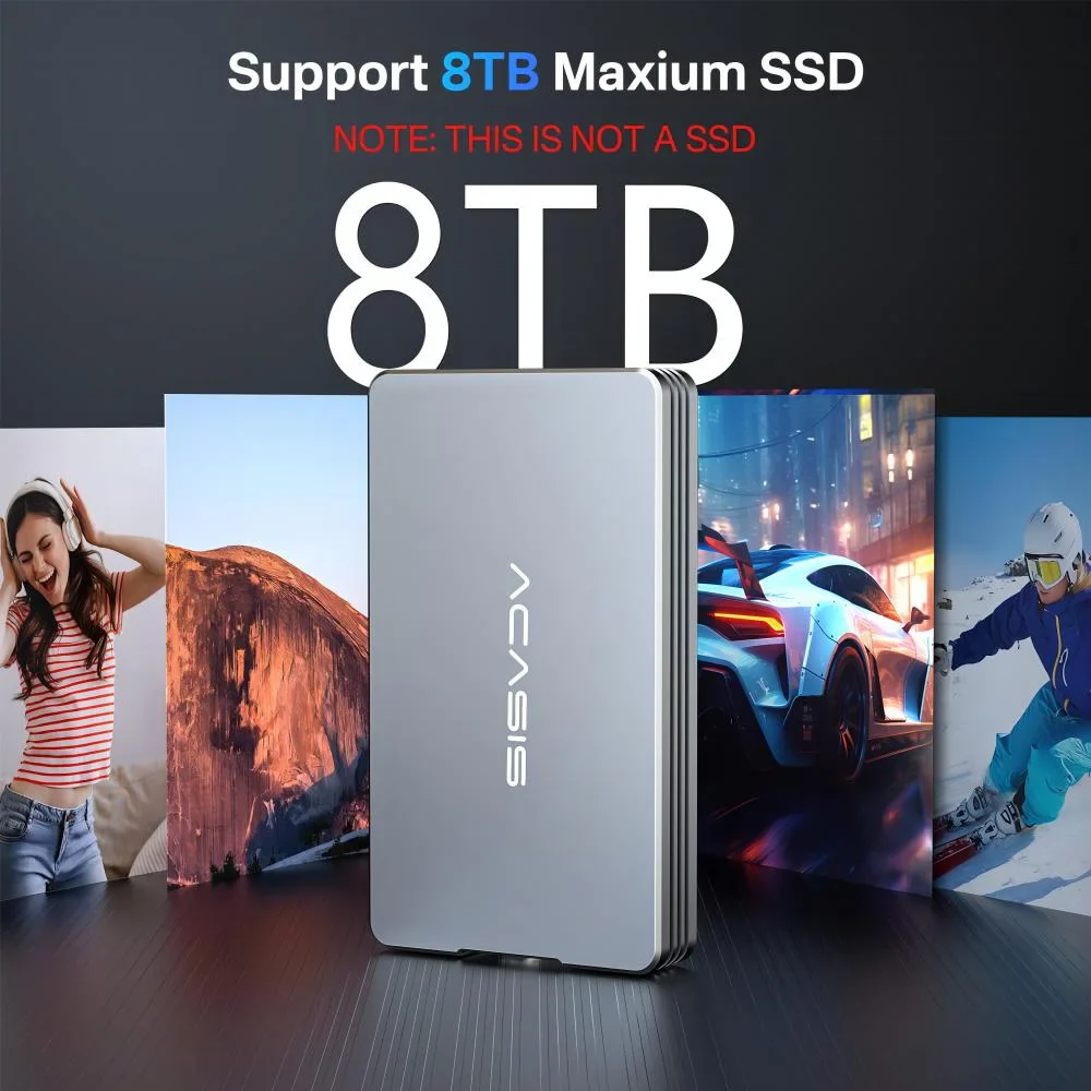 Acasis 40Gbps M.2 NVMe SSD Enclosure Compatible with Thunderbolt 4/3 and USB4 - Image 7