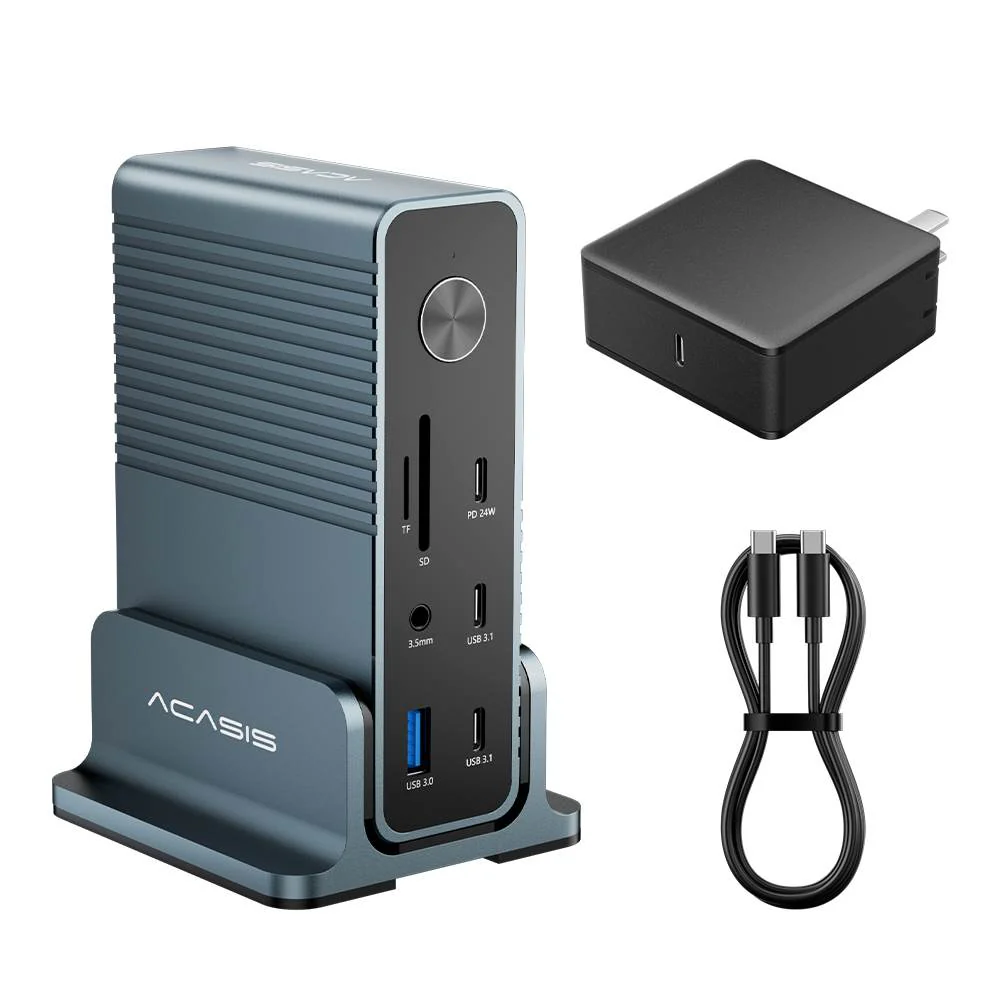 Acasis 15-in-1 4K 60Hz USB C Desktop Docking Station for Laptop & PC - Image 11