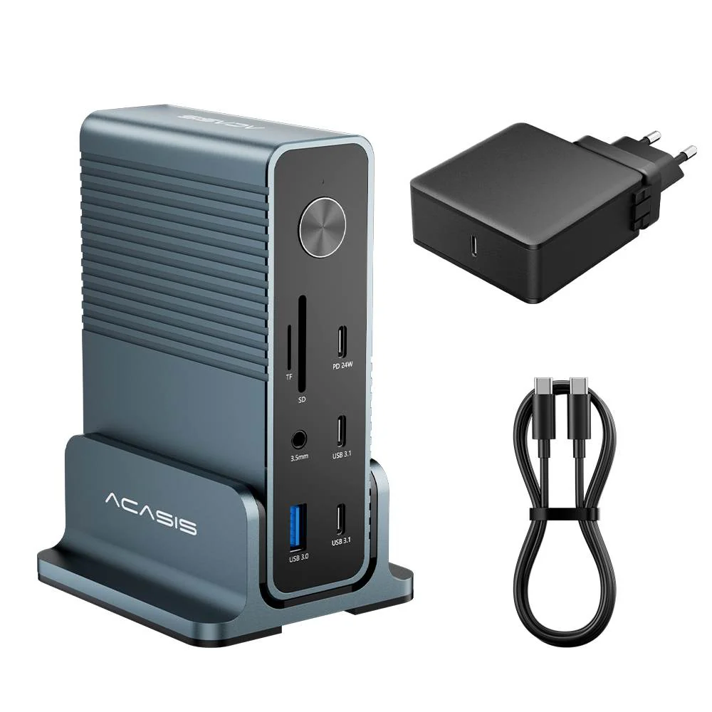 Acasis 15-in-1 4K 60Hz USB C Desktop Docking Station for Laptop & PC - Image 12