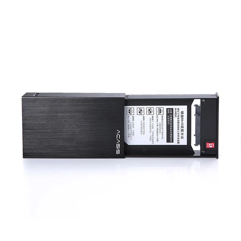 Acasis USB 3.0 2.5 inch 2 Bays 2TB Sata Hard Drive Box Hdd Enclosure - Image 3