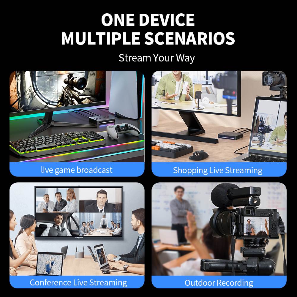 Acasis 4K60 HDR Game Live Video Capture Card - Image 6